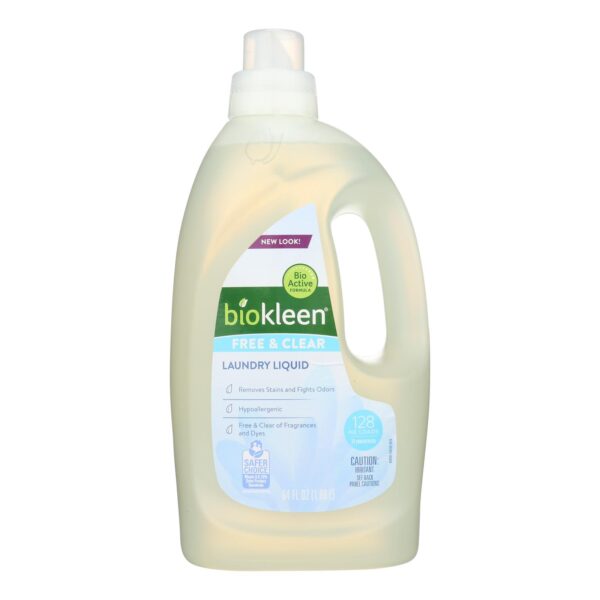 Biokleen Free & Clear Laundry Liquid 64 fl. oz.