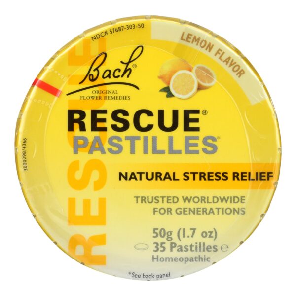 Bach Rescue Remedy Pastilles, Lemon 50 grams