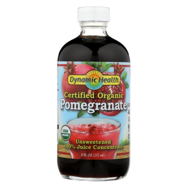 Dynamic Health Organic Pomegranate Juice Concentrate (Glass) 8 fl. oz.