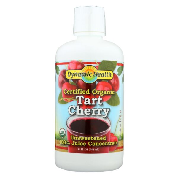 Dynamic Health Organic Tart Cherry Juice Concentrate (Plastic) 32 fl. oz.