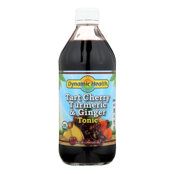 Dynamic Health Tart Cherry Turmeric & Ginger Tonic (Glass) 16 fl. oz.