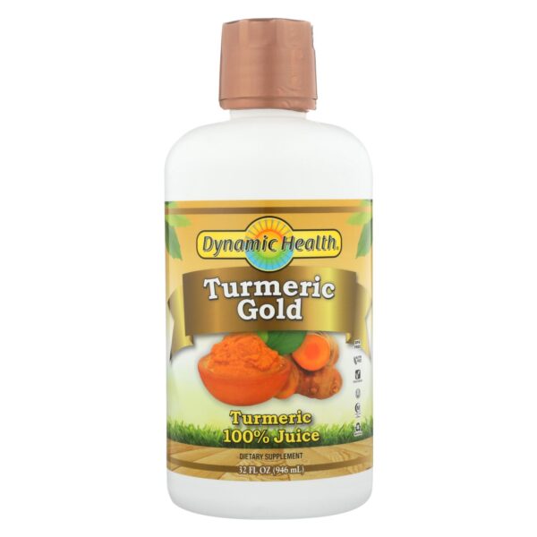 Dynamic Health Turmeric Gold Juice (Plastic) 32 fl. oz.