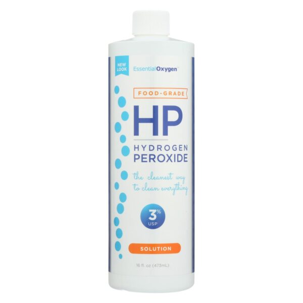 Essential Oxygen Hydrogen Peroxide 3% - Food Grade - 16 oz