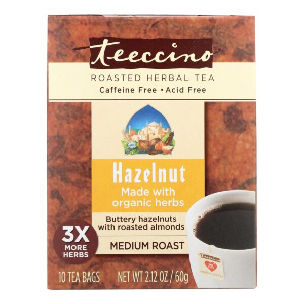 Teeccino Hazelnut Chicory Herbal Tea