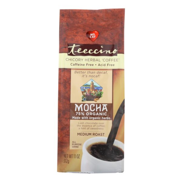 Teeccino Mocha Herbal Coffee 11 oz.