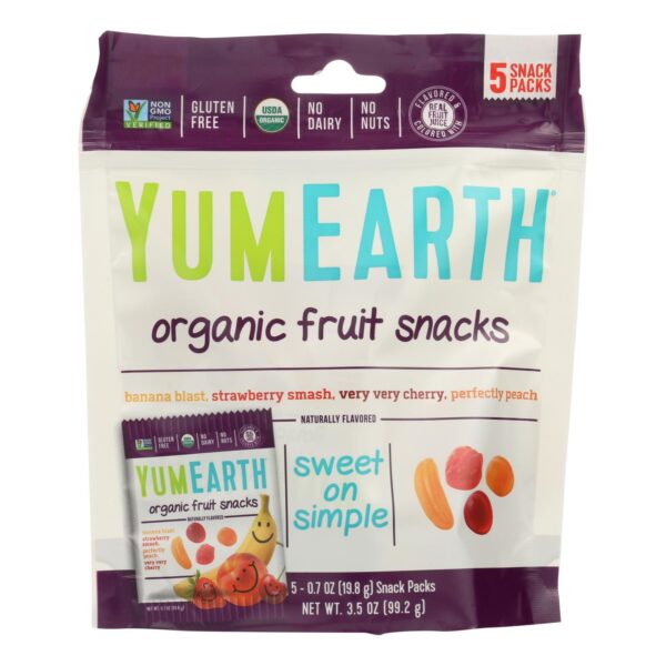 YumEarth Organic Fruit Snacks 5 (0.7 oz.) packs