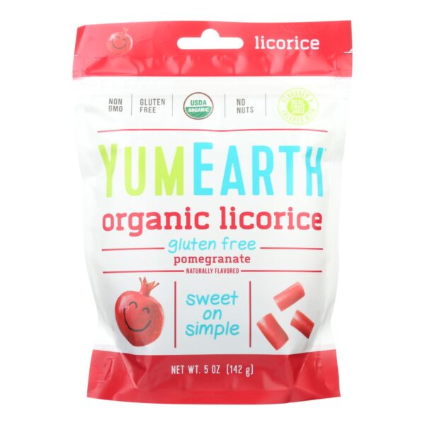 YumEarth Pomegranate Licorice 5 oz.