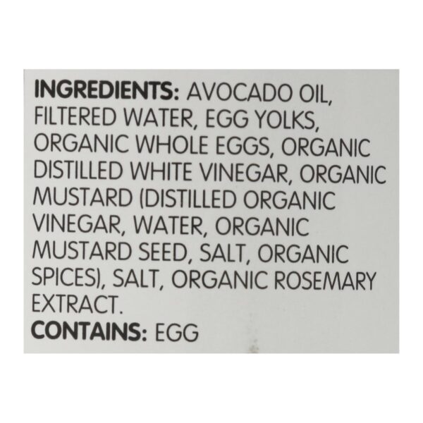 Chosen Foods Traditional Avocado Oil Mayo 12 fl. oz. - Image 3