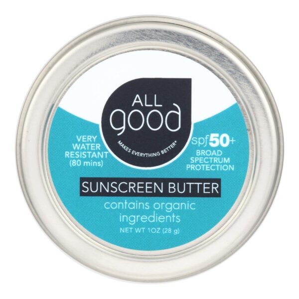 All Good Mineral Sunscreens SPF 50+ Mineral Sunscreen Butter 1 oz. tin