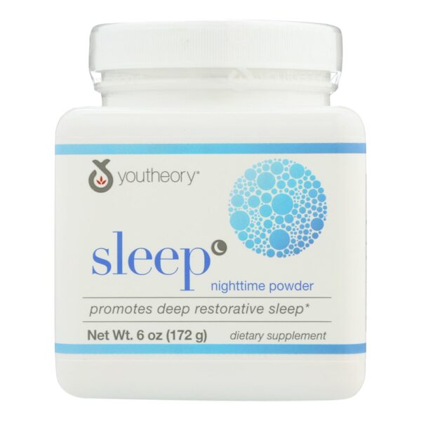 Youtheory Sleep Nighttime Powder Natural Lemon Lime 6 oz