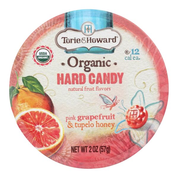 Torie & Howard Grapefruit & Honey Hard Candy 2 oz.