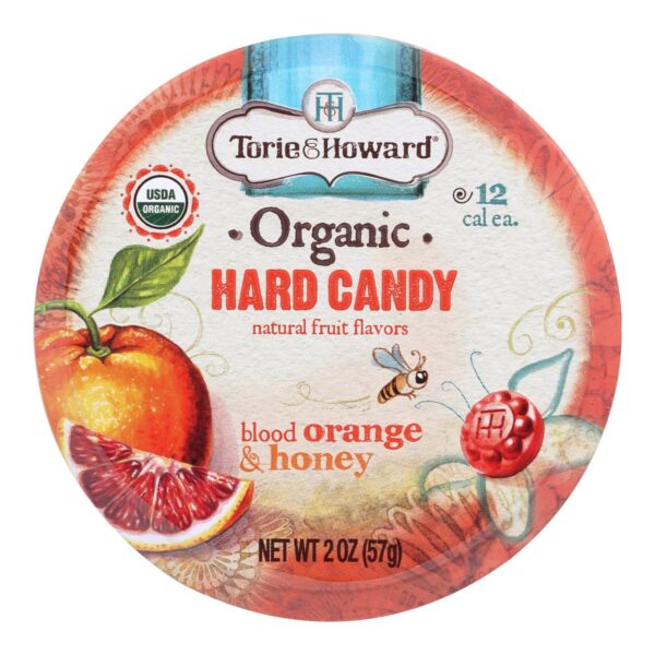 Torie & Howard Blood Orange & Honey Hard Candy 2 oz.