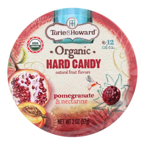 Torie & Howard Pomegranate & Nectarine Hard Candy 2 oz.