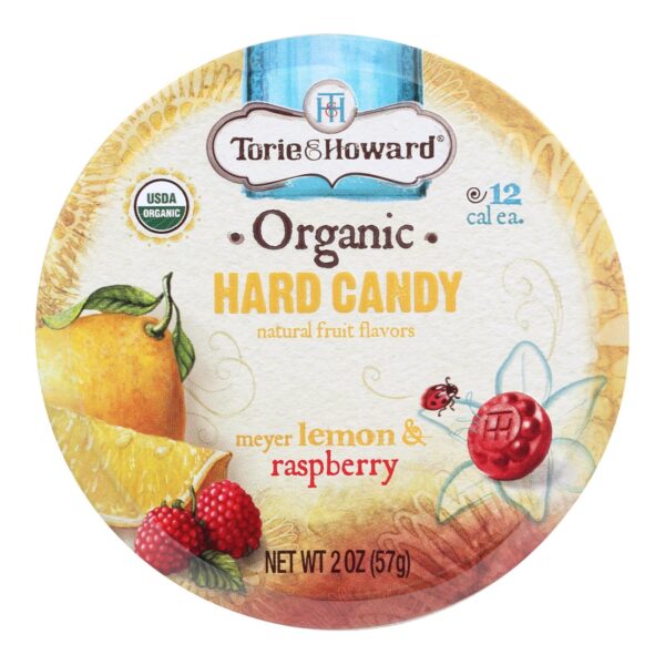 Torie & Howard Meyer Lemon & Raspberry Hard Candy 2 oz.