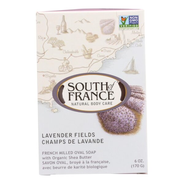 South of France Lavender Fields Bar Soap 6 oz.