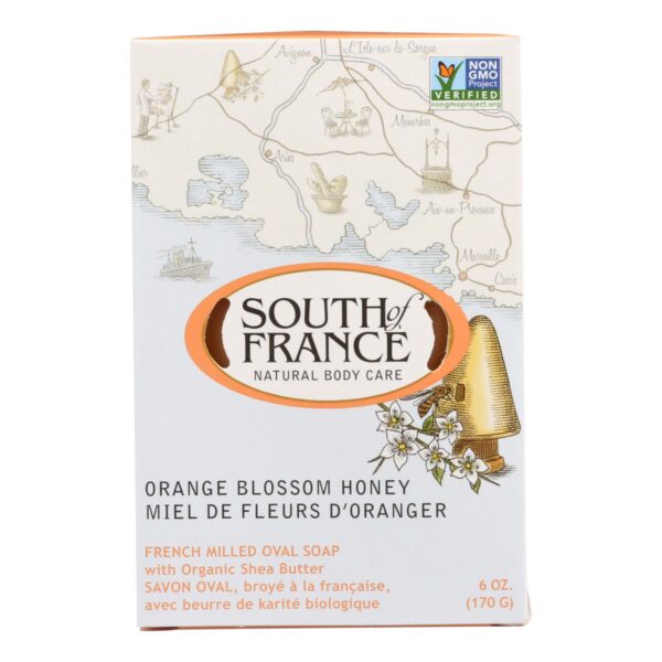 South of France Orange Blossom Honey Bar Soap 6 oz.