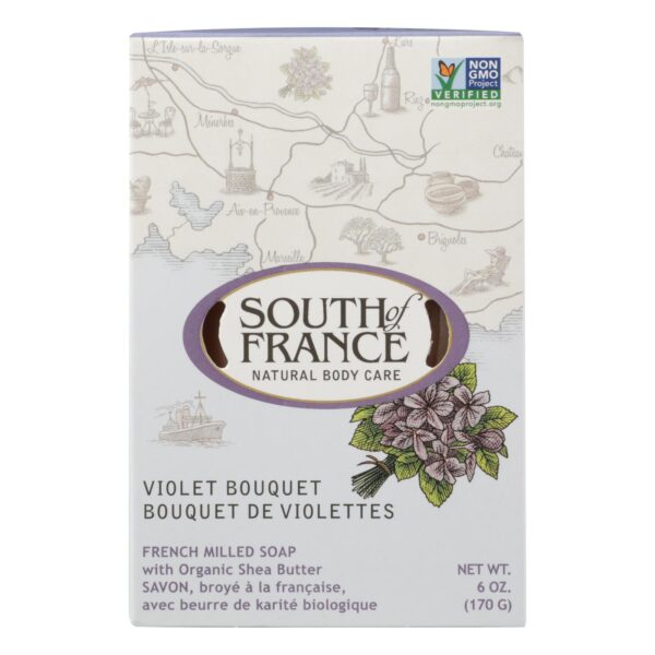 South of France Violet Bouquet Bar Soap 6 oz.