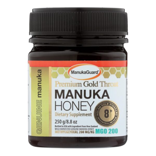 ManukaGuard Premium Gold Manuka Honey 8+ MGO 8.8 oz.