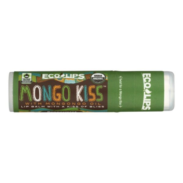 Eco Lips Peppermint Mongo Kiss Lip Balm 0.25 oz.