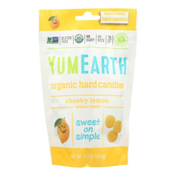 YumEarth Cheeky Lemon Organic Candy Drops 3.30 oz.