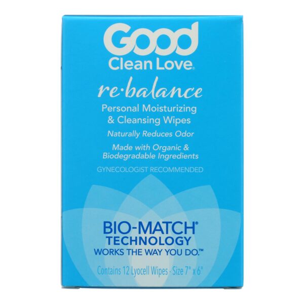 Good Clean Love ReBalance Pleasure Wipes 12 wipes