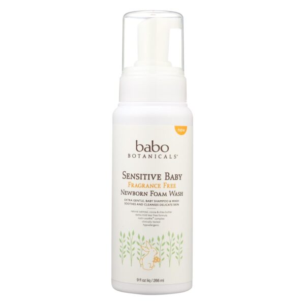 Babo Botanicals Wash Foam Newborn, 9 oz