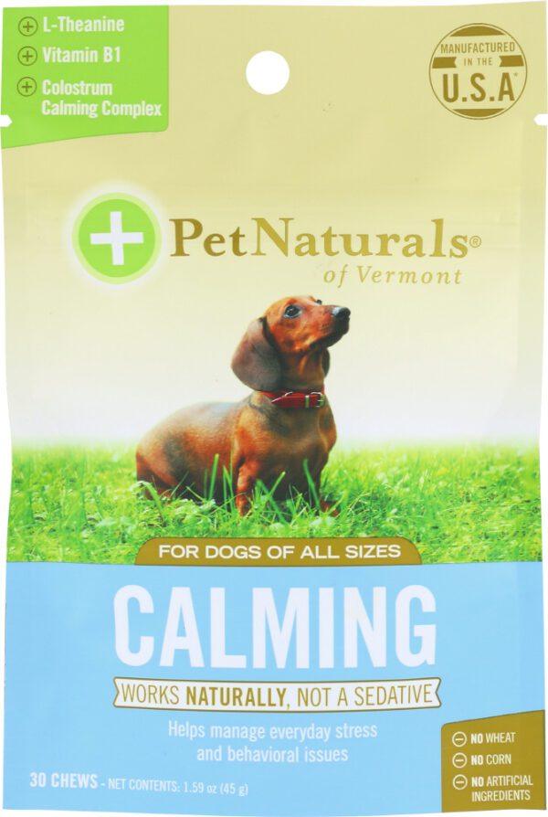 Pet Naturals Calming For Dogs 30 chews