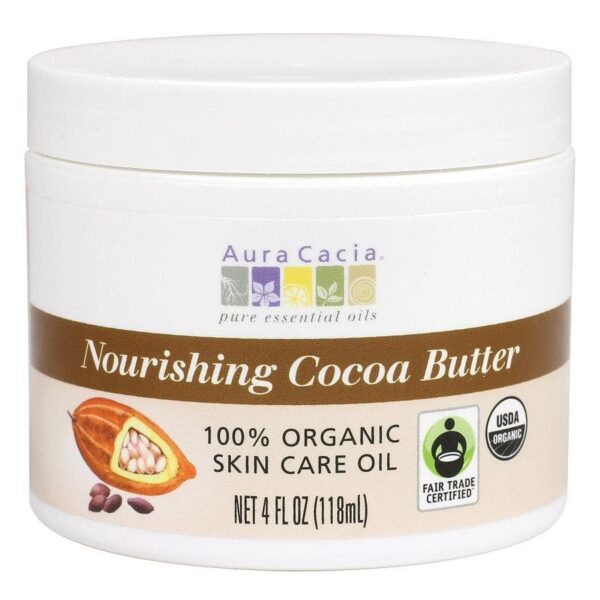 Aura Cacia Cocoa Butter Org 4 oz