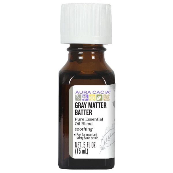 Aura Cacia Essential Oil Gray Matter Batter 0.5 fl.oz.