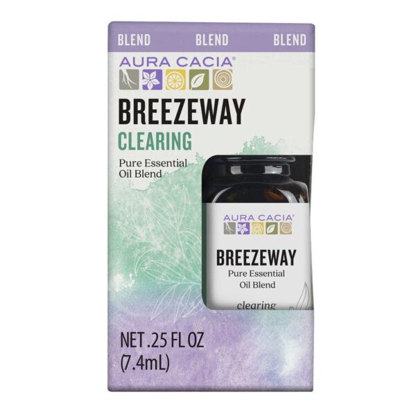 Aura Cacia Breezeway Essential Oil Blend, Boxed 0.25 Fl. Oz