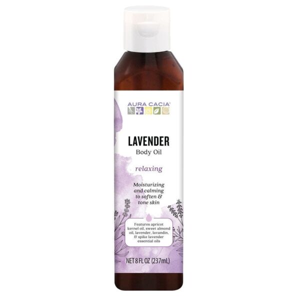 Aura Cacia Aromatherapy Body Oil Lavender Harvest - 8 fl.oz.