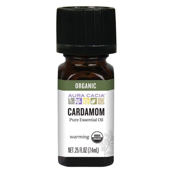 Aura Cacia Essential Oil Cardamom 0.25 fl.oz.