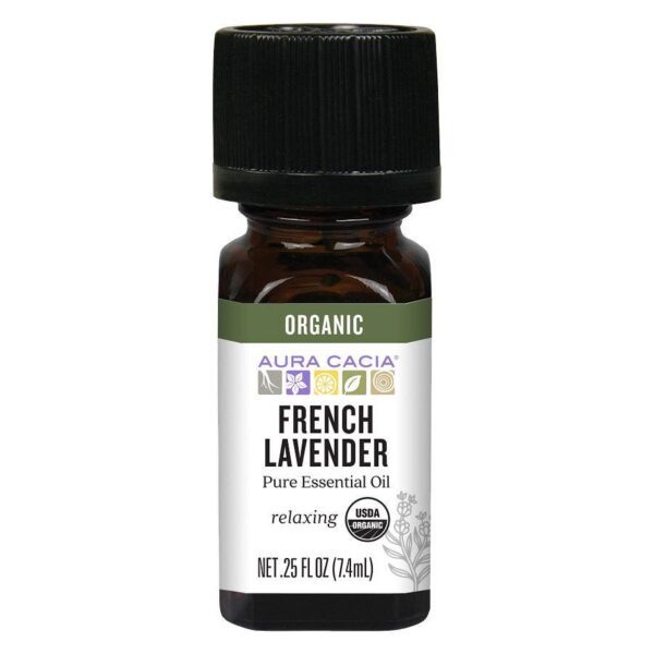 Aura Cacia Essential Oil French Lavender 0.25 fl.oz.