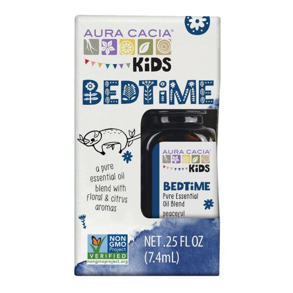 Aura Cacia Kids Essential Oil Bedtime 0.25 oz, Boxed