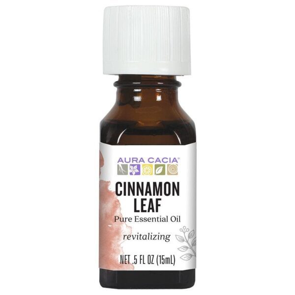 Aura Cacia Essential Oil Cinnamon Leaf, 0.5 oz