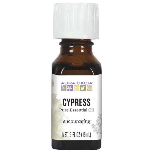 Aura Cacia Essential Oil Cypress, 0.5 oz