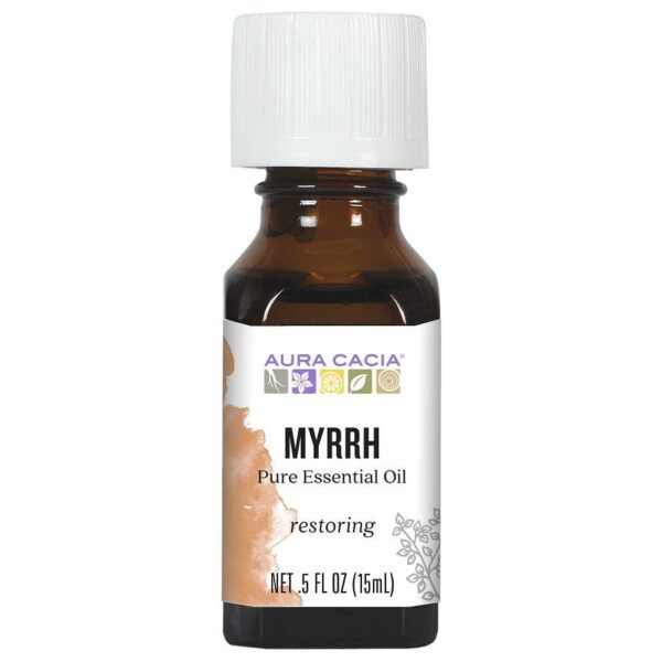 Aura Cacia Essential Oil Myrrh, 0.5 oz