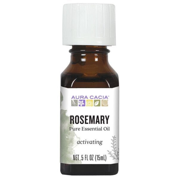 Aura Cacia Essential Oil Rosemary, 0.5 oz