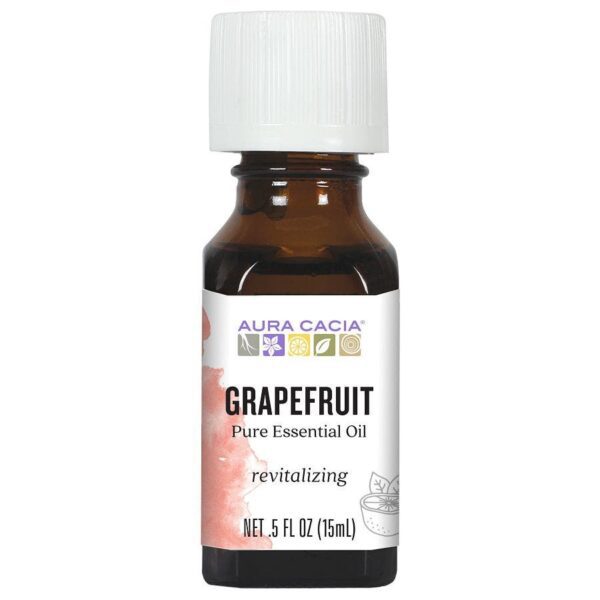 Aura Cacia Essential Oil Grapefruit, 0.5 oz