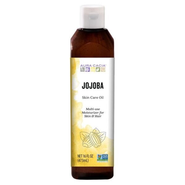 Aura Cacia Skin Care Oil Jojoba - 16 oz.