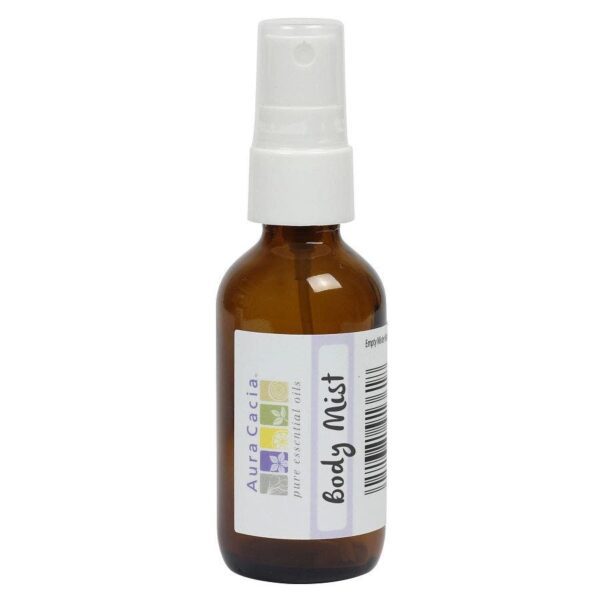 Aura Cacia Amber Mist Bottle with Writable Label, 2 oz