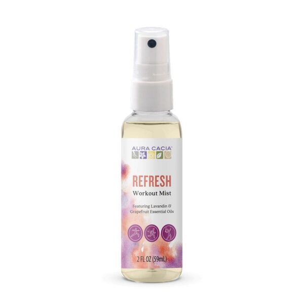 Aura Cacia Refresh Workout Mist 2 fl.oz.