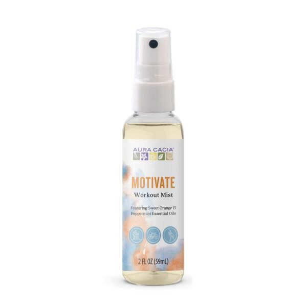 Aura Cacia Motivate Workout Mist 2 fl.oz.