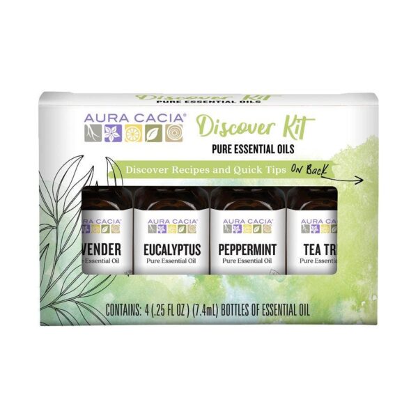 Aura Cacia Essential Oil Discovery Kit 0.25 fl.oz.