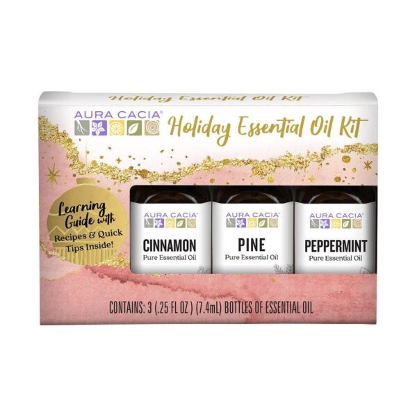 Aura Cacia Essential Oil Holiday Kit