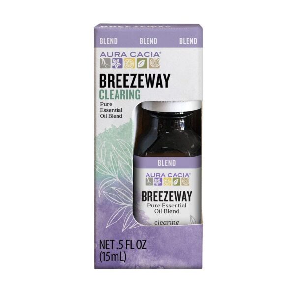 Aura Cacia Essential Oil Breezeway Blend, Boxed 0.5 fl.oz.