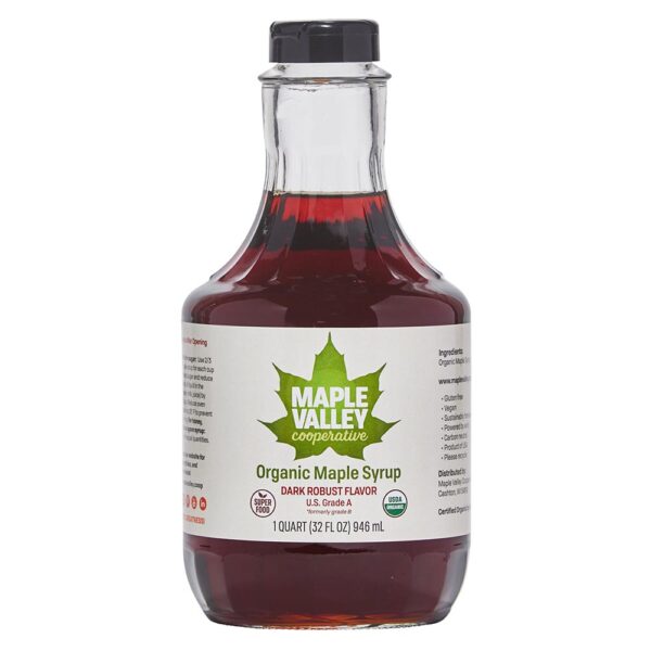 Maple Valley Cooperative Dark & Robust Organic Maple Syrup 32 fl. oz.