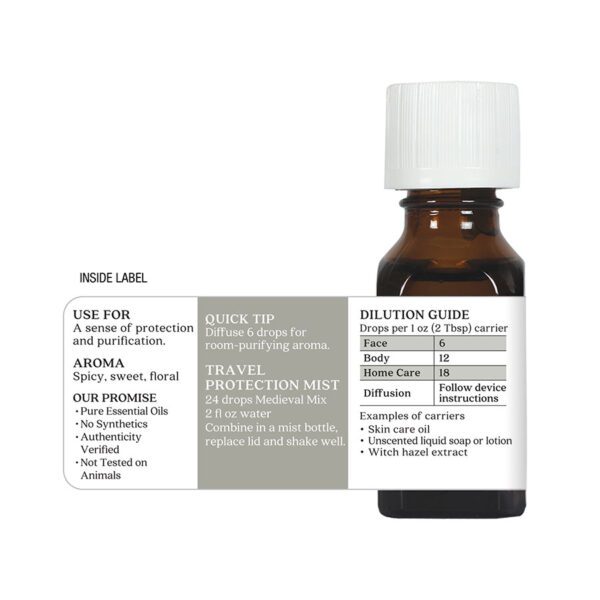 Aura Cacia Pure Aromatherapy Medieval Mix, 0.5 oz - Image 5