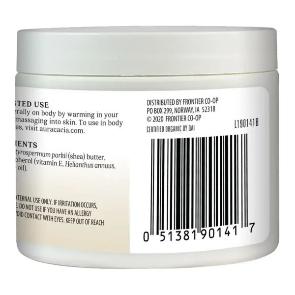 Aura Cacia Shea Butter Unrefined Organic, 3.25 oz - Image 4