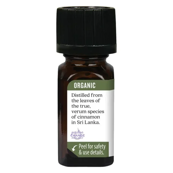 Aura Cacia Essential Oil Organic Cinnamon Leaf, 0.25 oz - Image 2